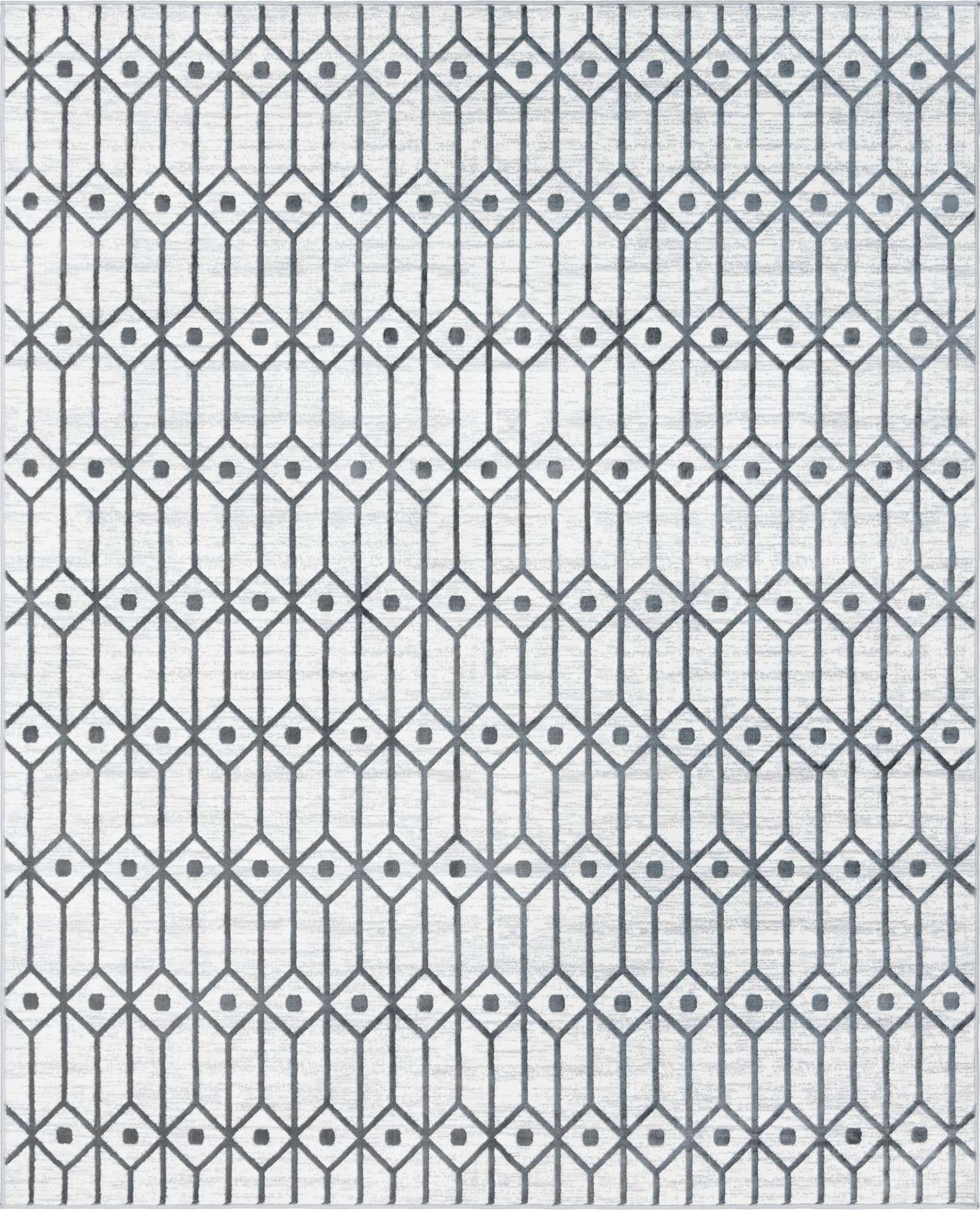 8' x 10' Lattice Trellis Rug