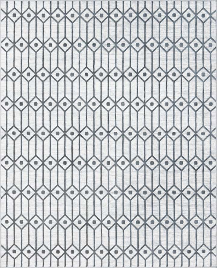 8' x 10' Lattice Trellis Rug