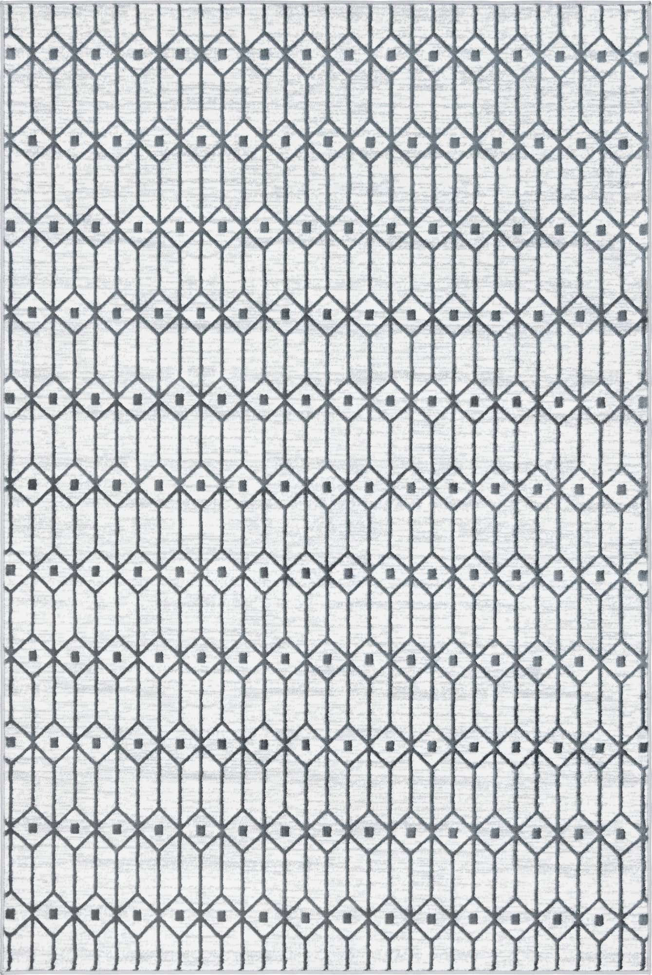 6' x 9' Lattice Trellis Rug