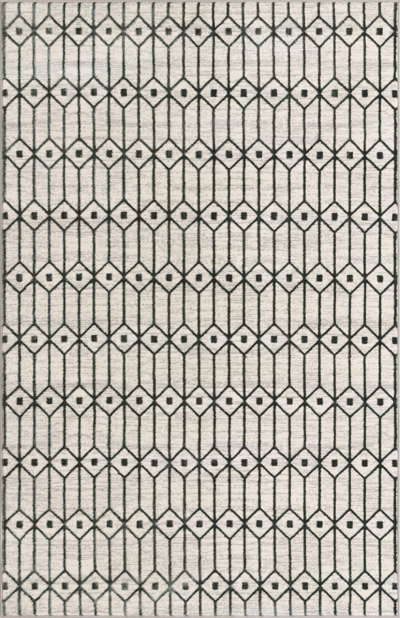 5' x 8' Lattice Trellis Rug