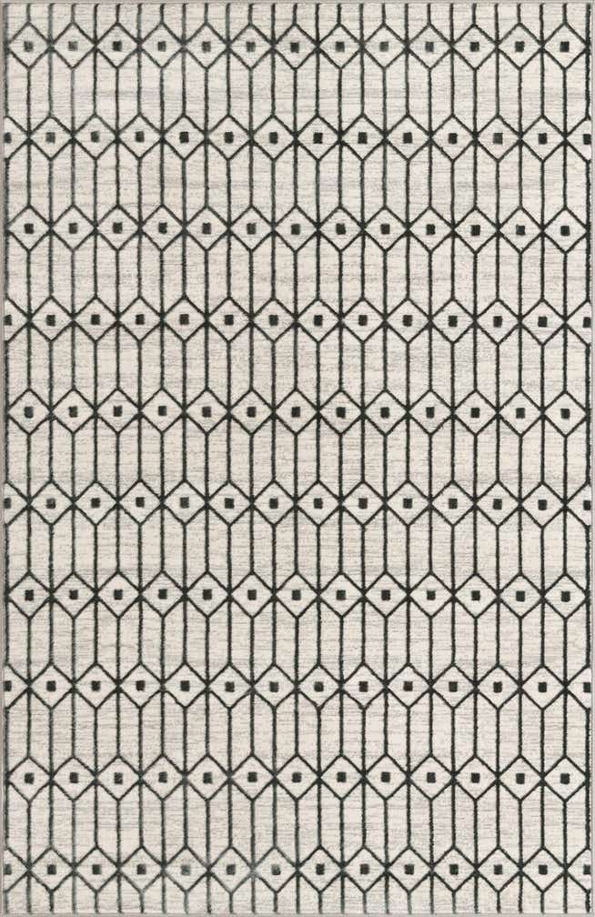 5' x 8' Lattice Trellis Rug