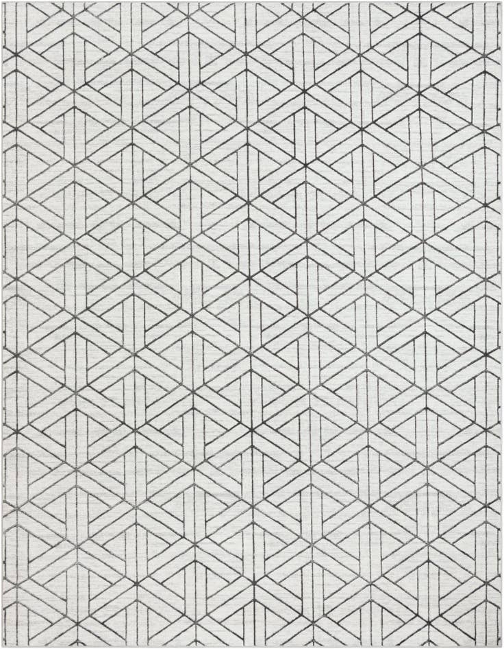 Detail image of 10' x 13' Lattice Trellis Rug