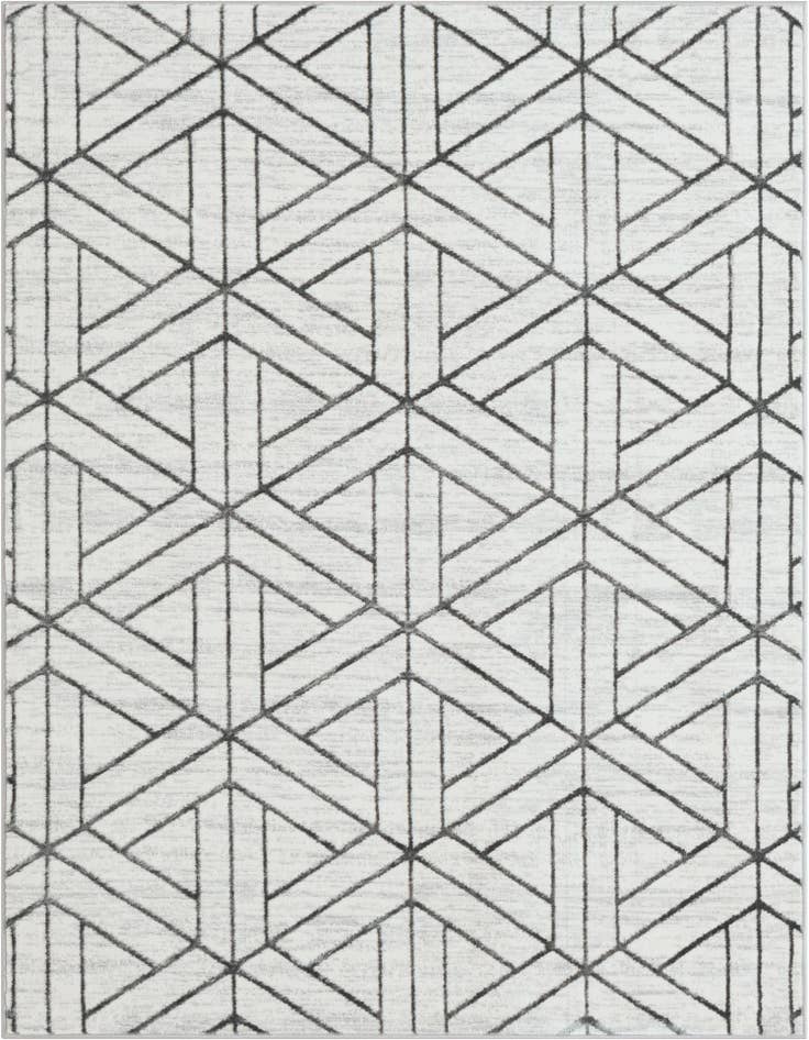 Detail image of 5' 3 x 7' Lattice Trellis Rug