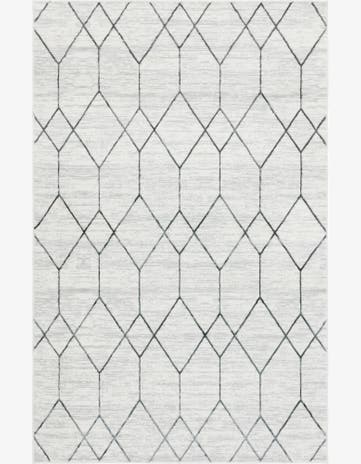 5' x 8' Lattice Trellis Rug