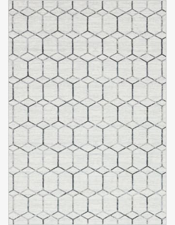 7' x 10' Lattice Trellis Rug