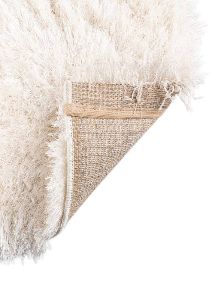 Detail image of 2' 7 x 5' Luxury Solid Shag Rug