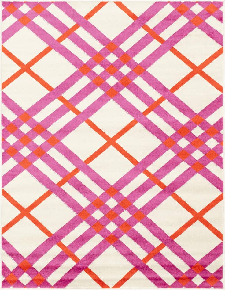 Detail image of 5' x 8' Open Hearts Rug