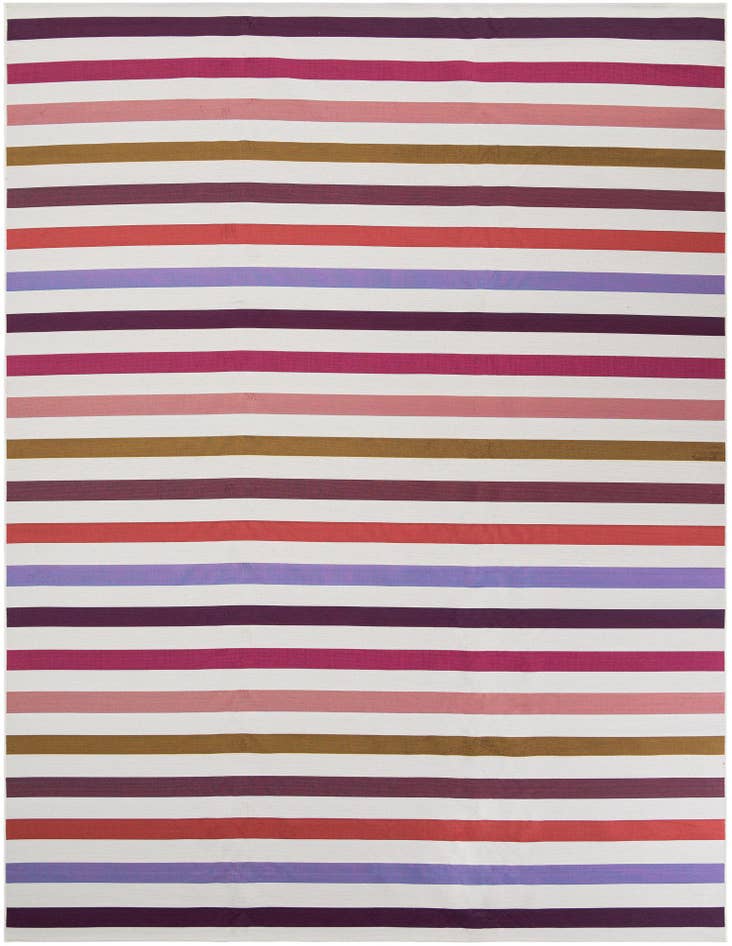 Detail image of 10' x 13' Easy-Clean Ribbon Indoor / Outdoor Rug
