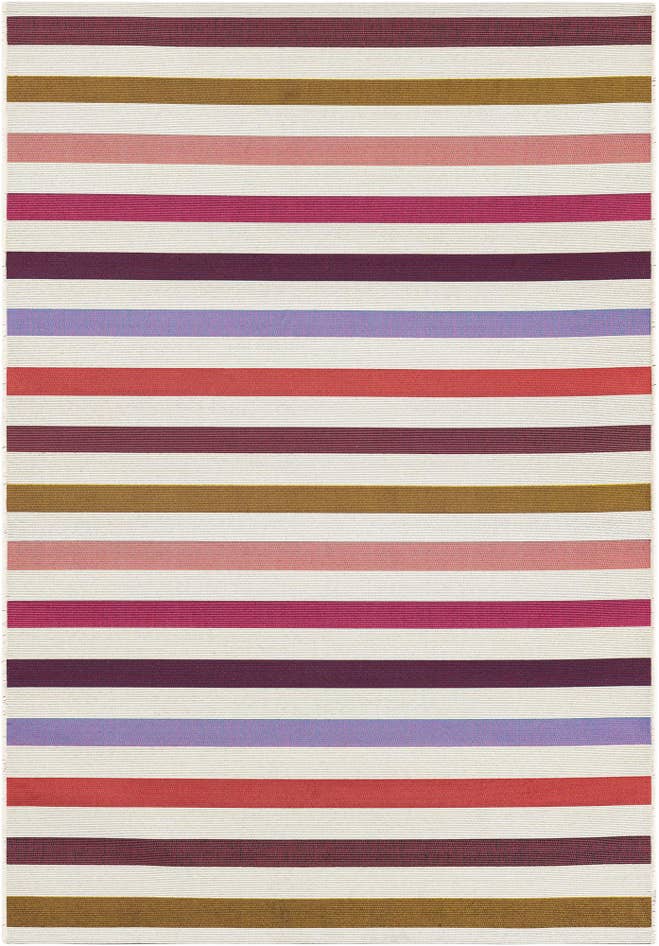 Detail image of 4' x 6' Easy-Clean Ribbon Indoor / Outdoor Rug