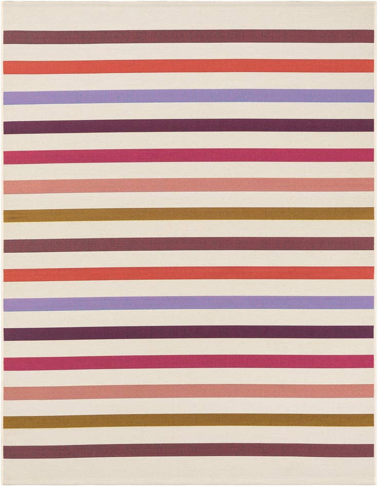 Detail image of 5' 3 x 8' Easy-Clean Ribbon Indoor / Outdoor Rug