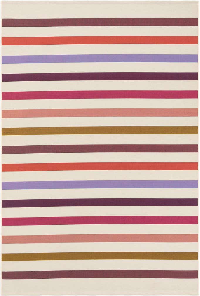 5' 3 x 8' Easy-Clean Ribbon Indoor / Outdoor Rug