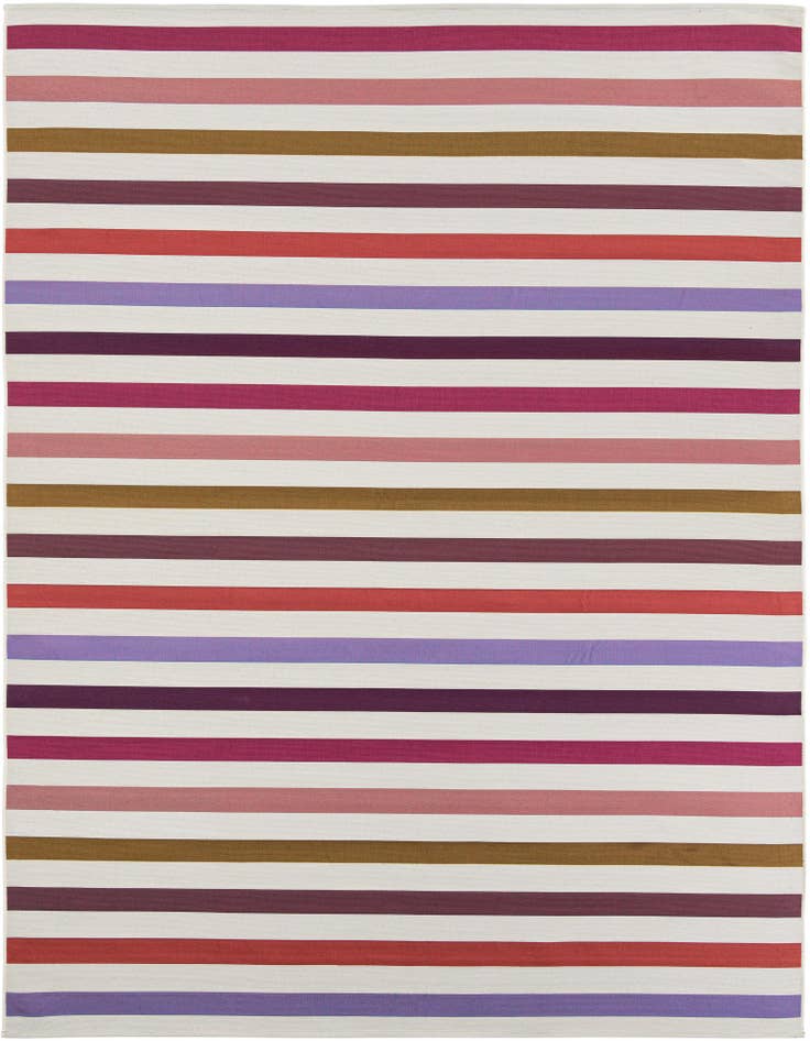Detail image of 9' x 12' Easy-Clean Ribbon Indoor / Outdoor Rug