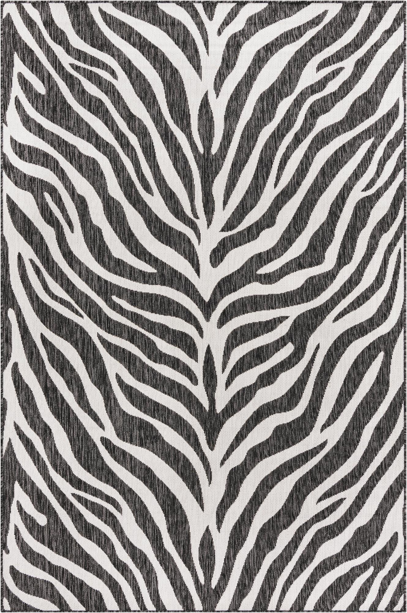 Primary image 5' 3 x 8'  Washable Safari Indoor / Outdoor Rug