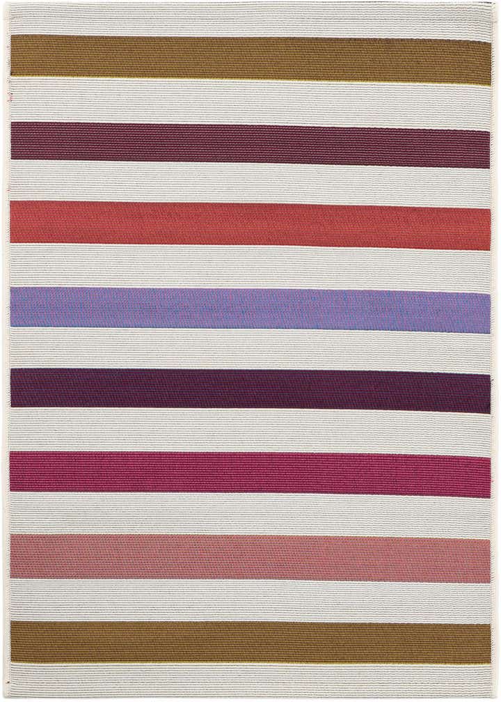 2' x 3' Easy-Clean Striped Indoor / Outdoor Rug