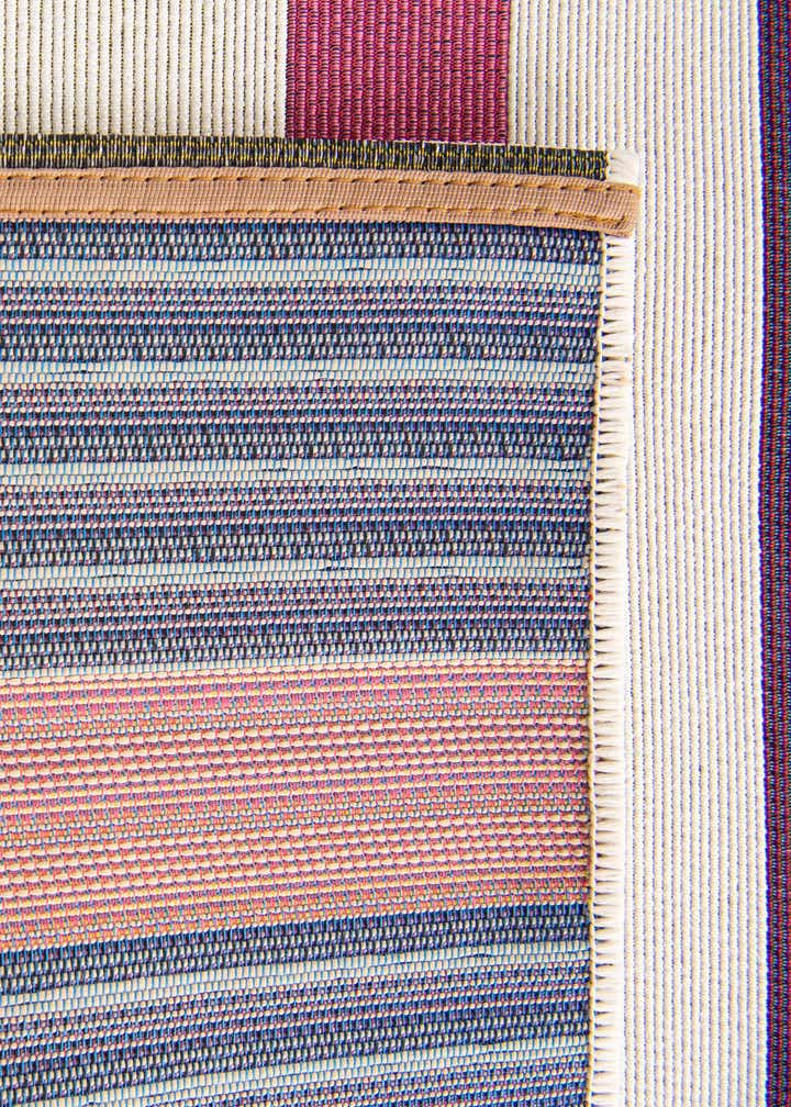 2' x 3' Easy-Clean Striped Indoor / Outdoor Rug