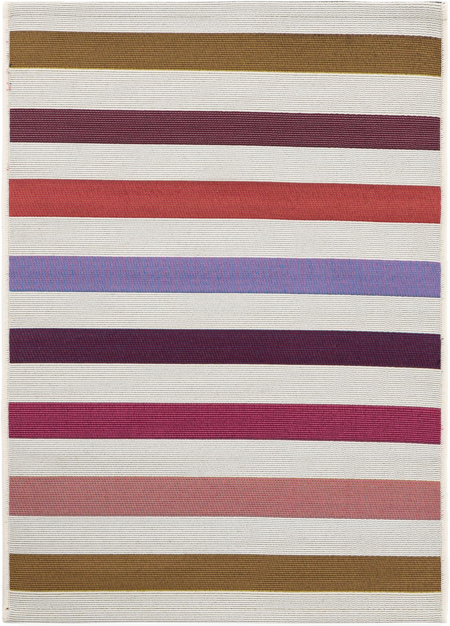 2' x 3'  Washable Striped Indoor / Outdoor Rug