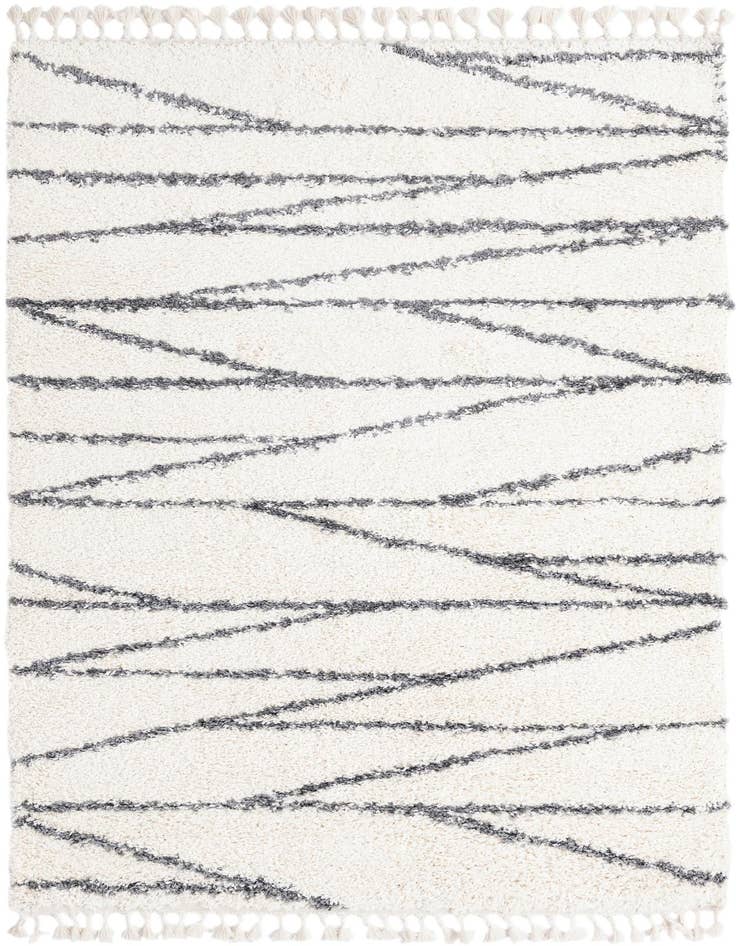 Detail image of 5' 3 x 8' Serenity Shag Rug