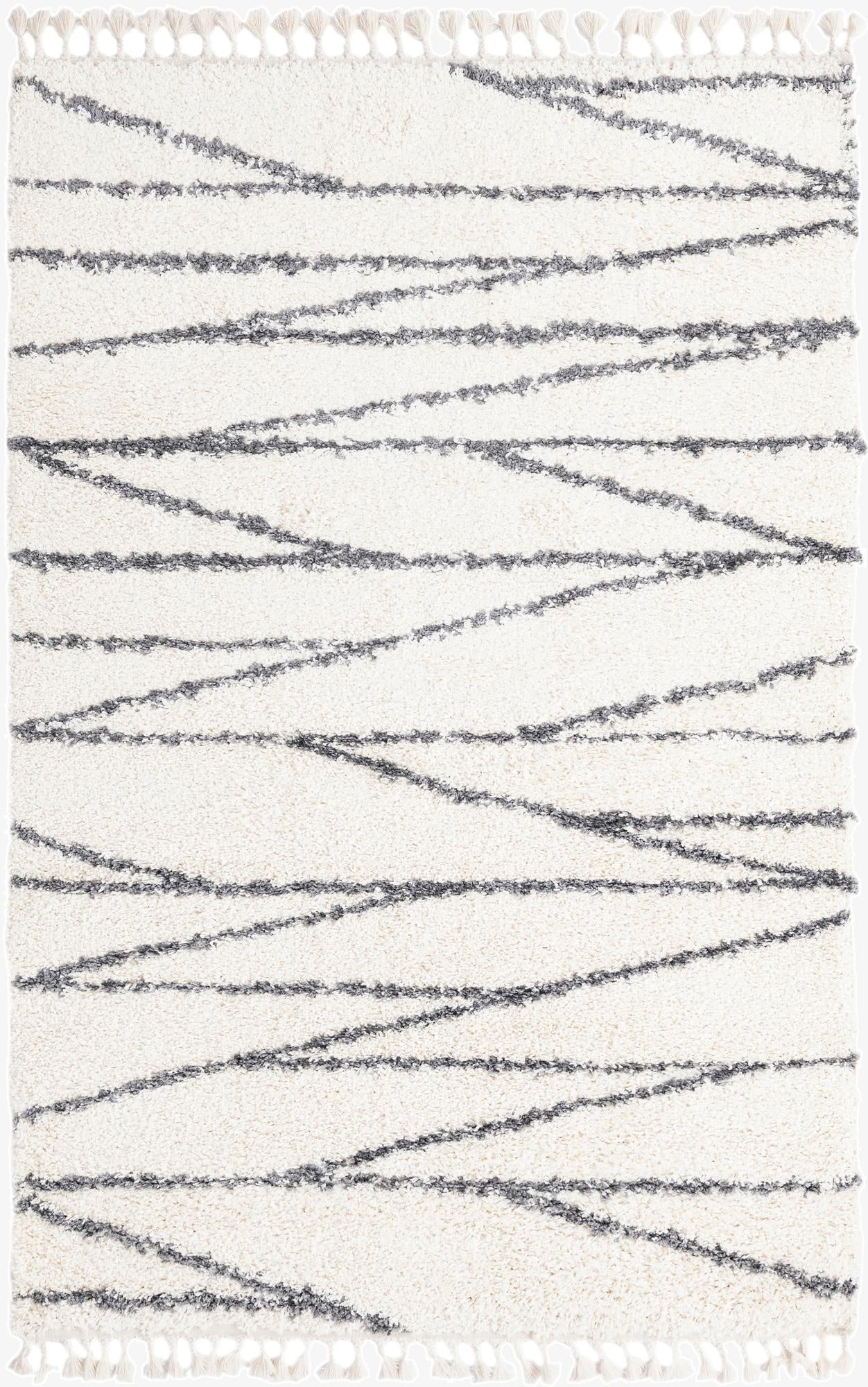 5' 3 x 8' Serenity Shag Rug