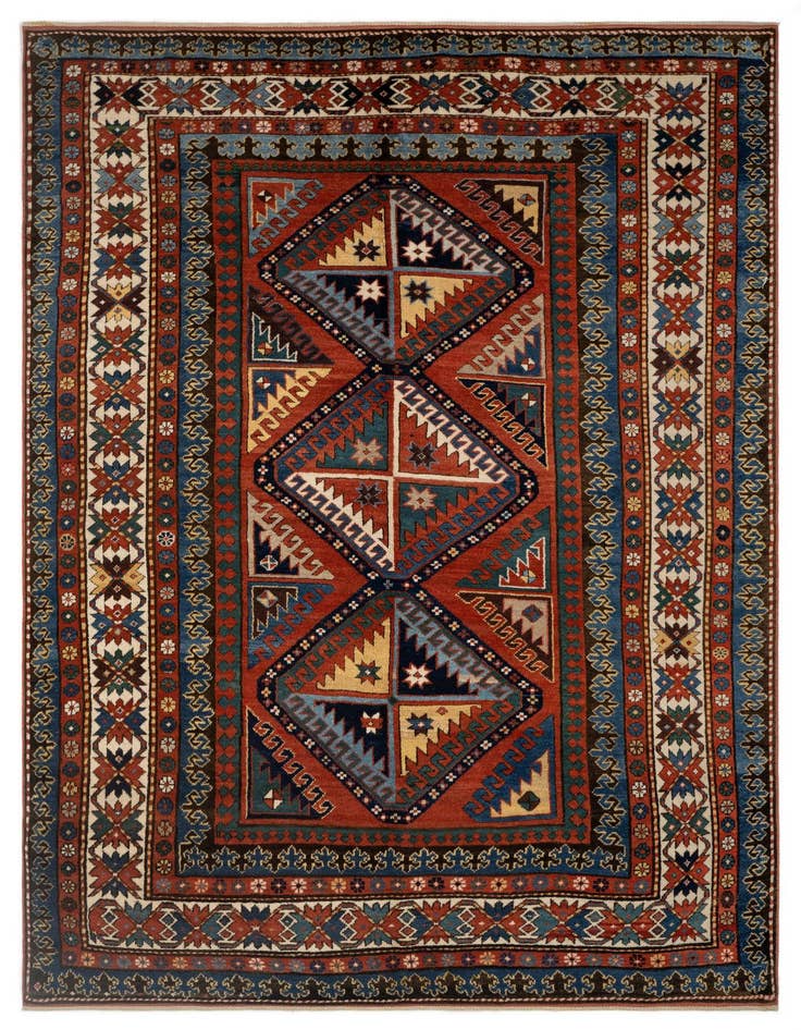 Detail image of 5' 6 x 7' 9 Shulaver Kazak Rug