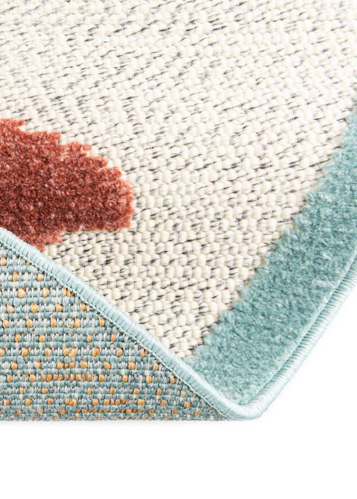 3' 3 x 3' 3 Easy-Clean Belize Indoor / Outdoor Round Rug
