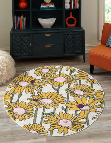 6' x 6' Bloom Round Rug