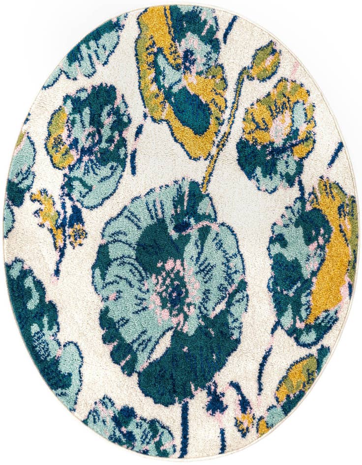 Detail image of 3' 3 x 3' 3 Bloom Round Rug