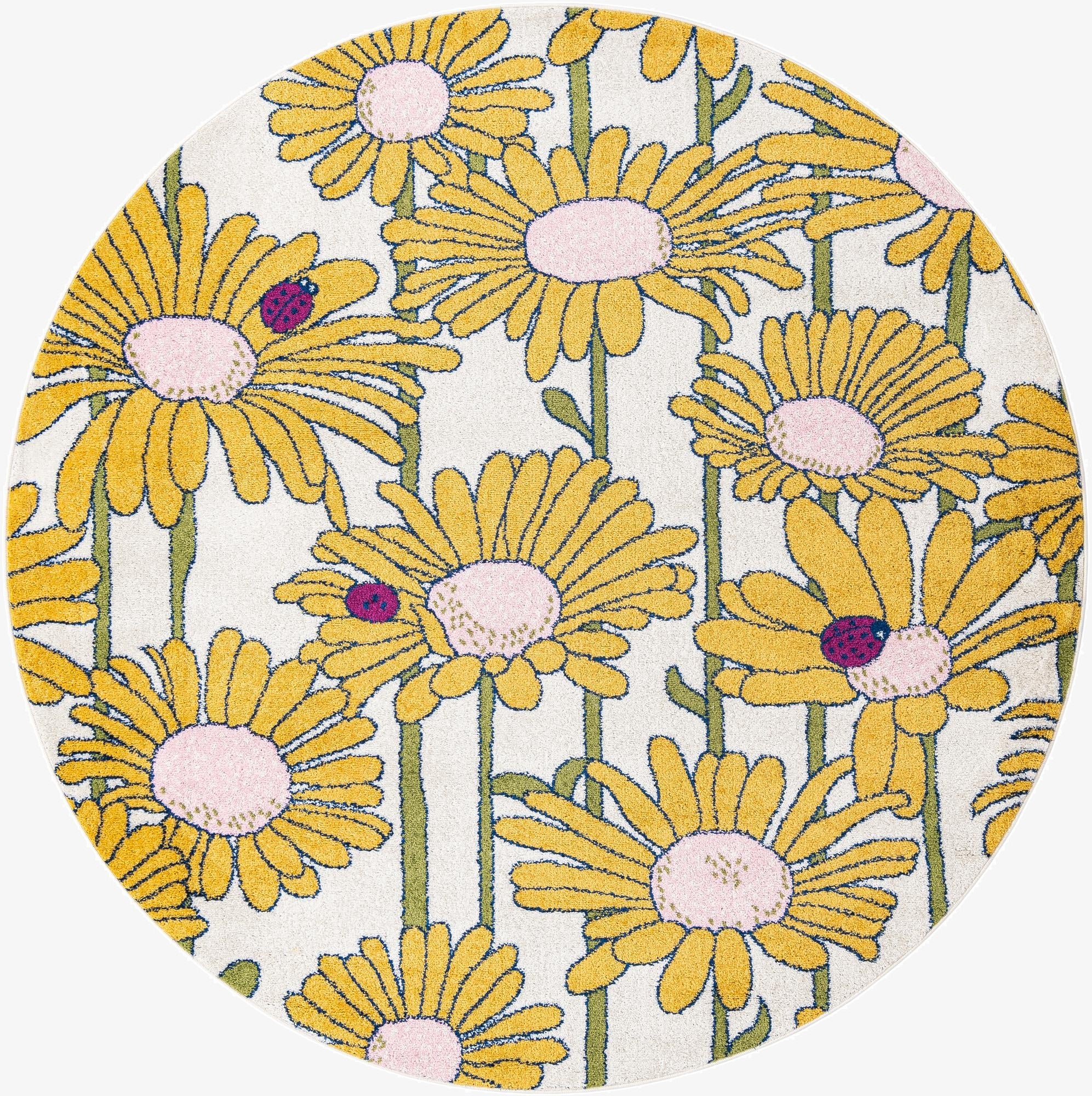 7' x 7' Bloom Round Rug
