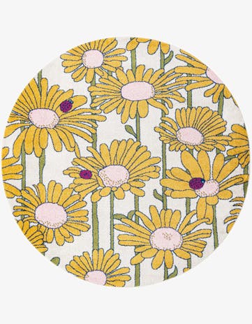 7' x 7' Bloom Round Rug