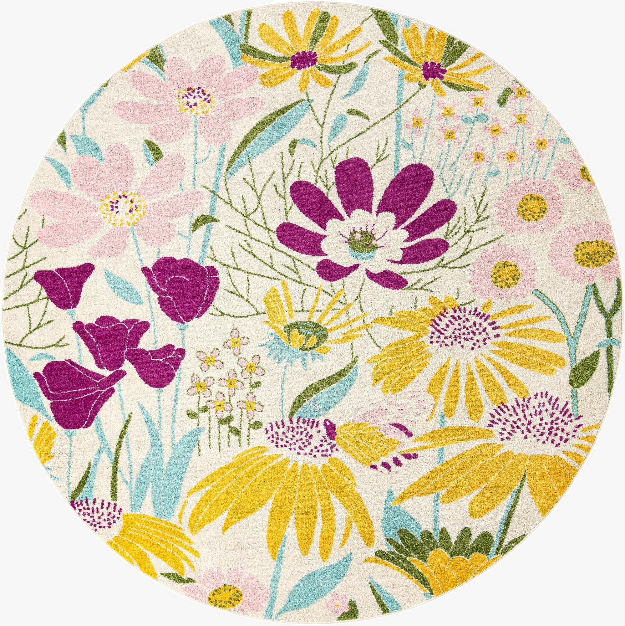 10' x 10' Bloom Round Rug