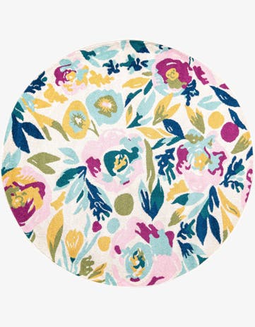7' x 7' Bloom Round Rug