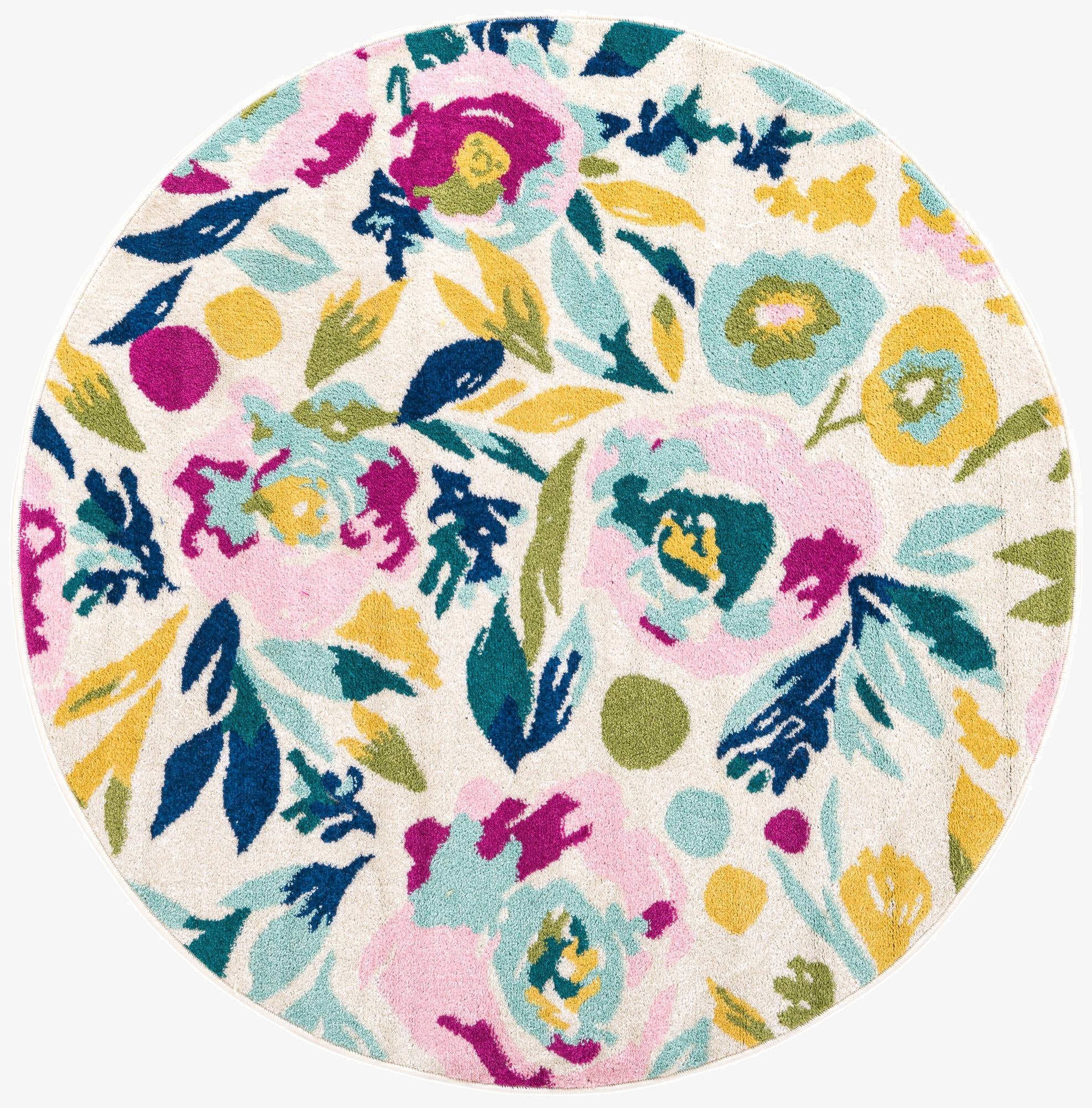 5' 3 x 5' 3 Bloom Round Rug