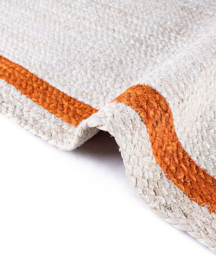 2' x 2' Hand Braided Kids Braided Jute Round Rug