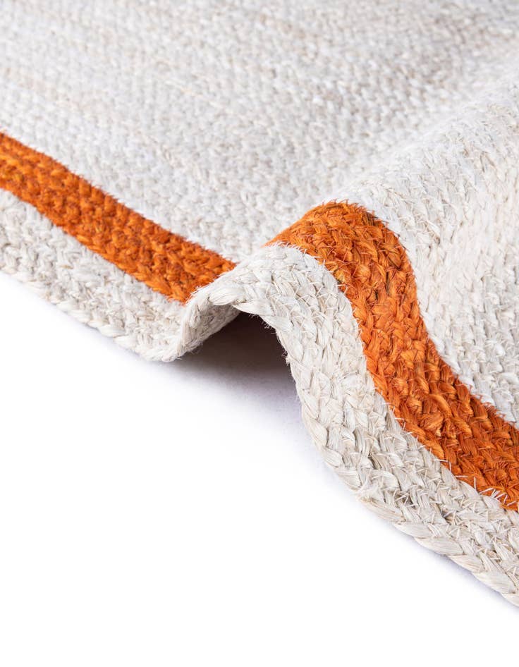 Detail image of 2' x 2' Hand Braided Kids Braided Jute Round Rug