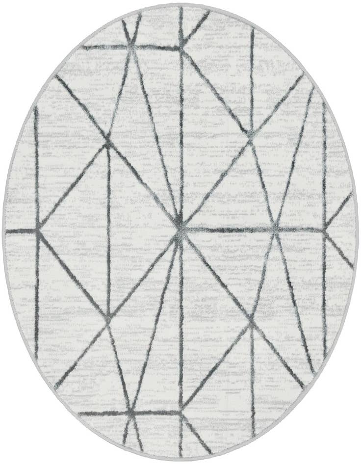 Detail image of 3' 3 x 3' 3 Lattice Trellis Round Rug