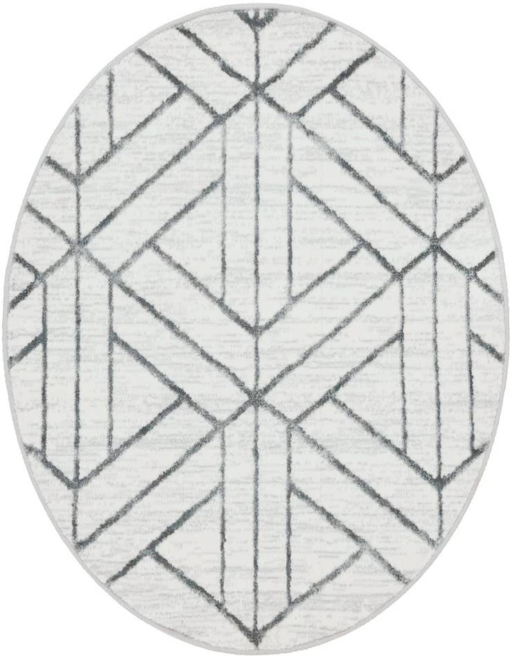 Detail image of 3' 3 x 3' 3 Lattice Trellis Round Rug