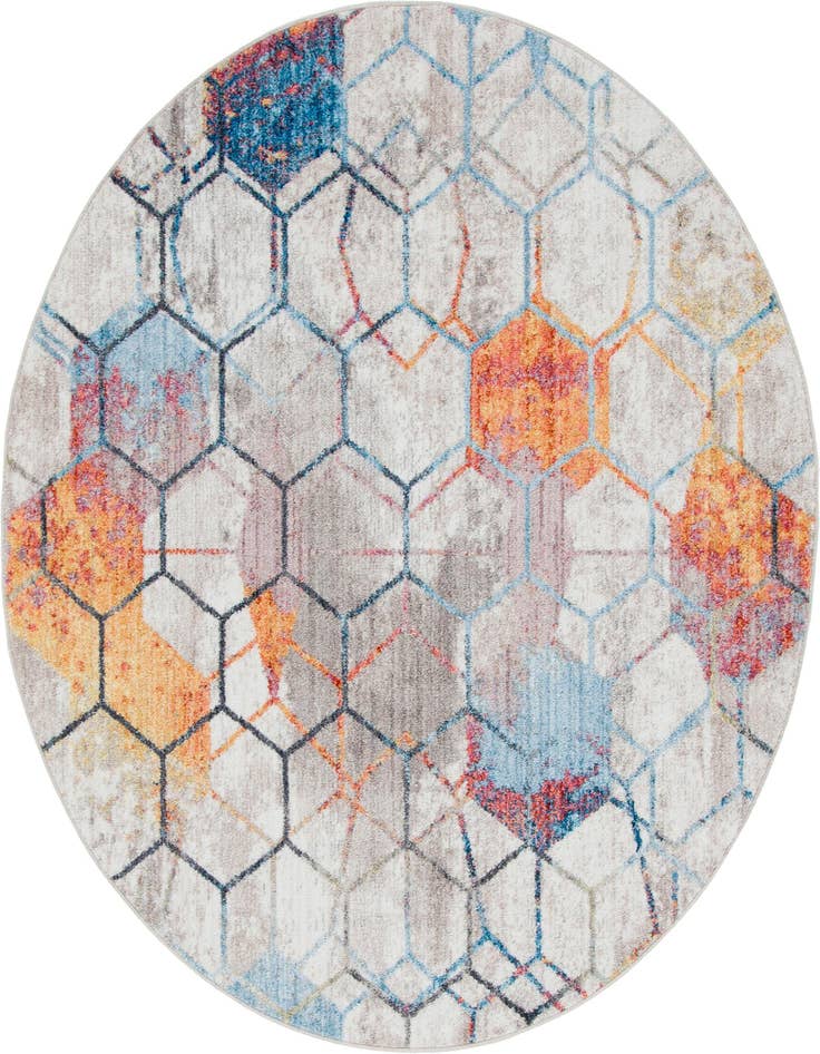 Detail image of 6' x 6' Prism Round Rug