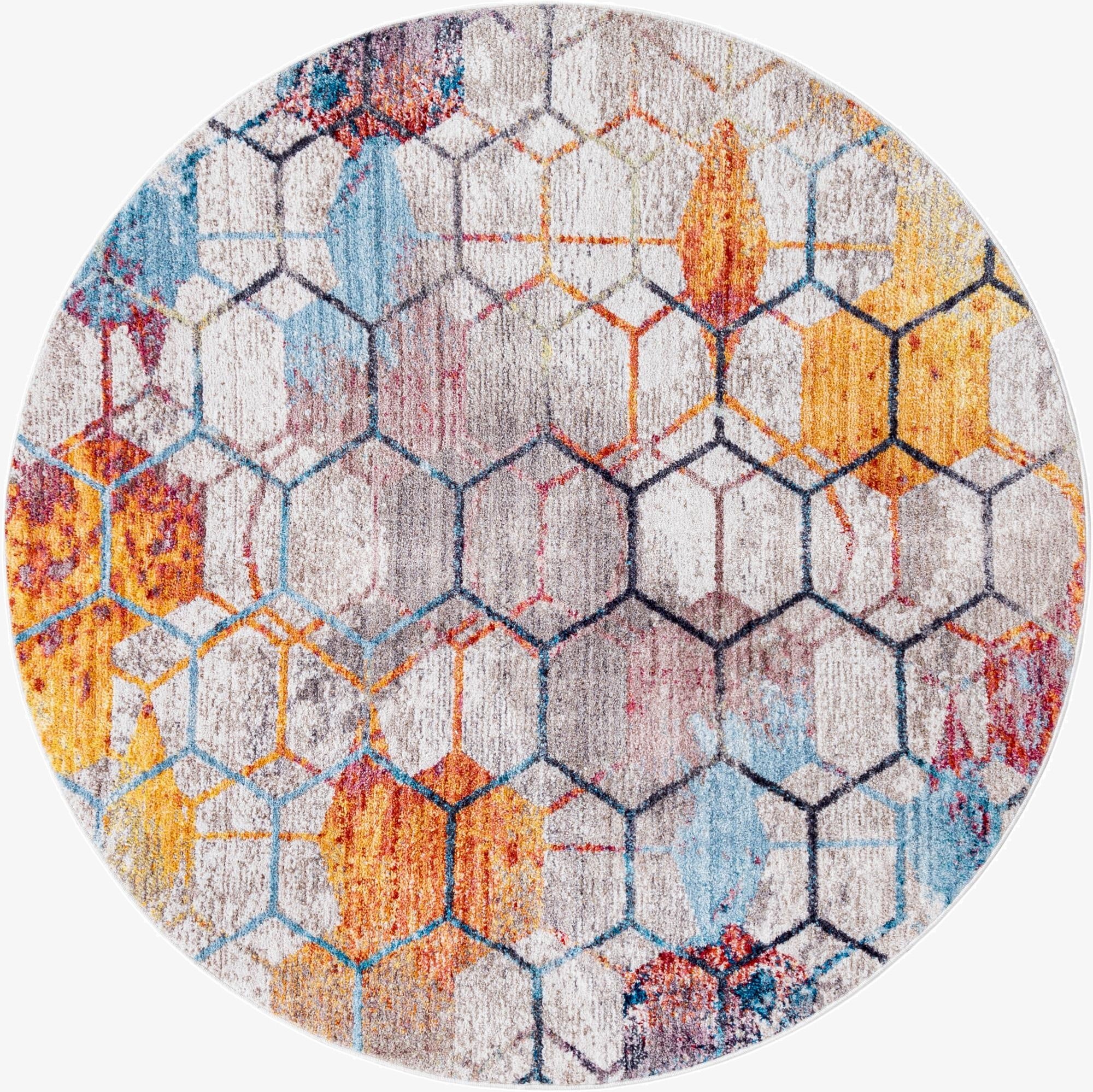 5' 3 x 5' 3 Prism Round Rug