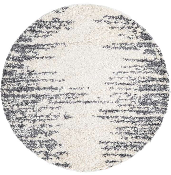 5' 3 x 5' 3 Serenity Shag Round Rug