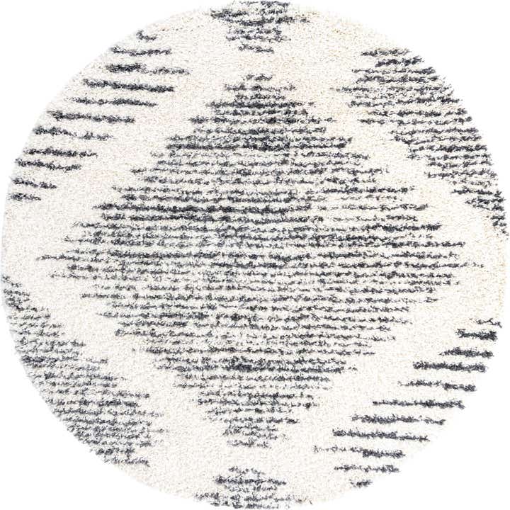 7' x 7' Serenity Shag Round Rug