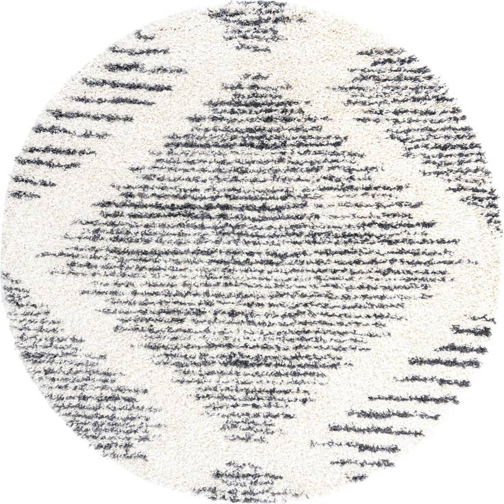 Detail image of 7' x 7' Serenity Shag Round Rug