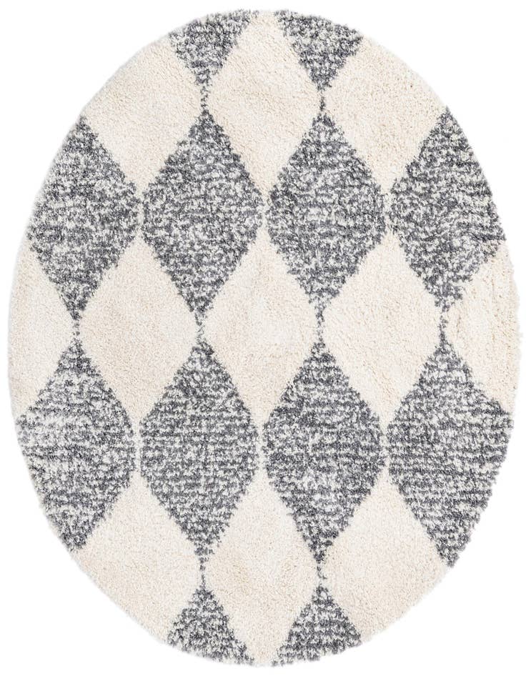 Detail image of 7' x 7' Serenity Shag Round Rug