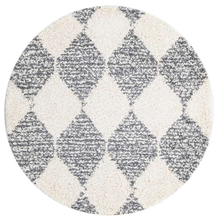 5' 3 x 5' 3 Serenity Shag Round Rug