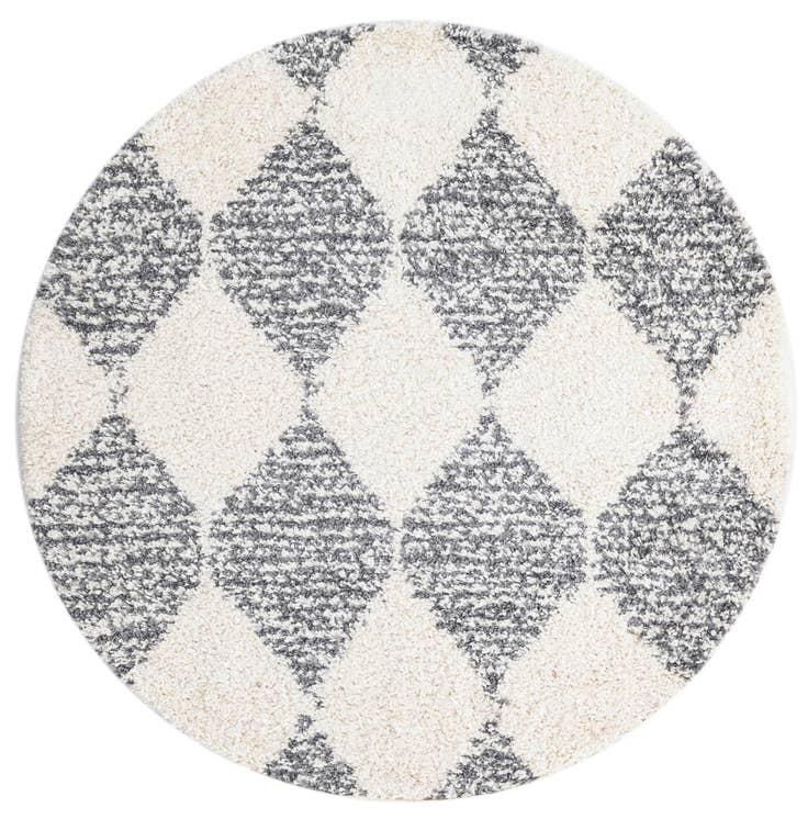 Detail image of 5' 3 x 5' 3 Serenity Shag Round Rug
