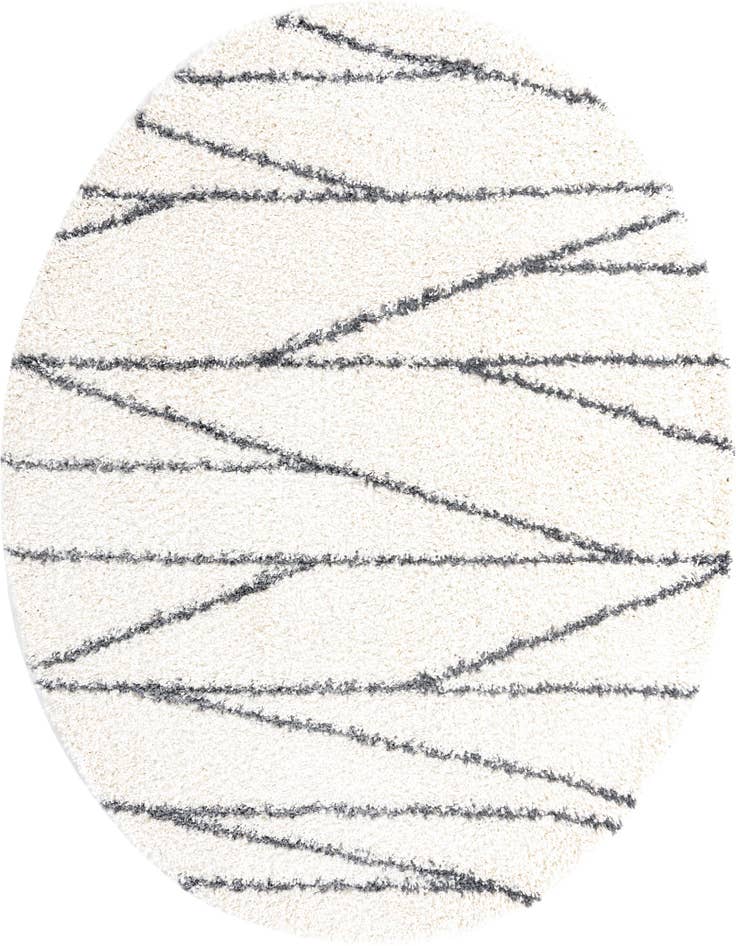 Detail image of 7' x 7' Serenity Shag Round Rug