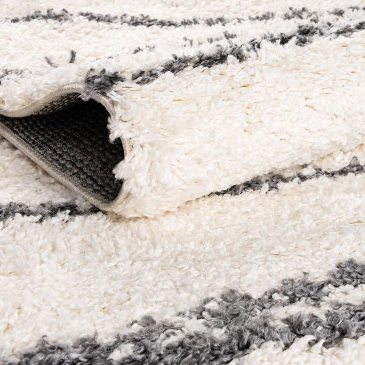 Detail image of 5' 3 x 5' 3 Serenity Shag Round Rug