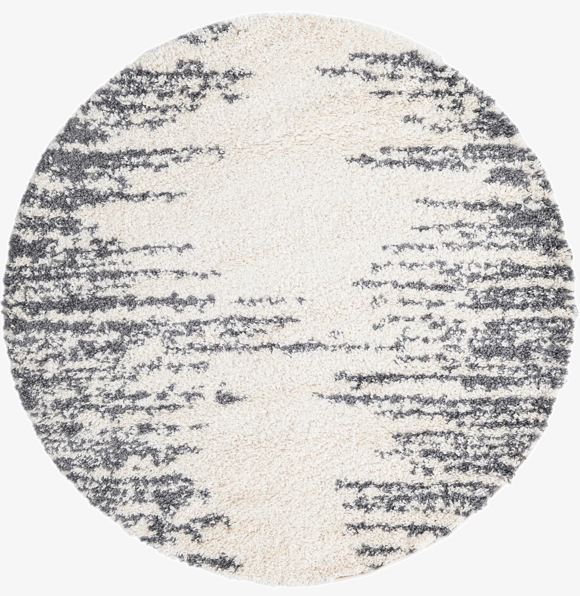 5' 3 x 5' 3 Serenity Shag Round Rug