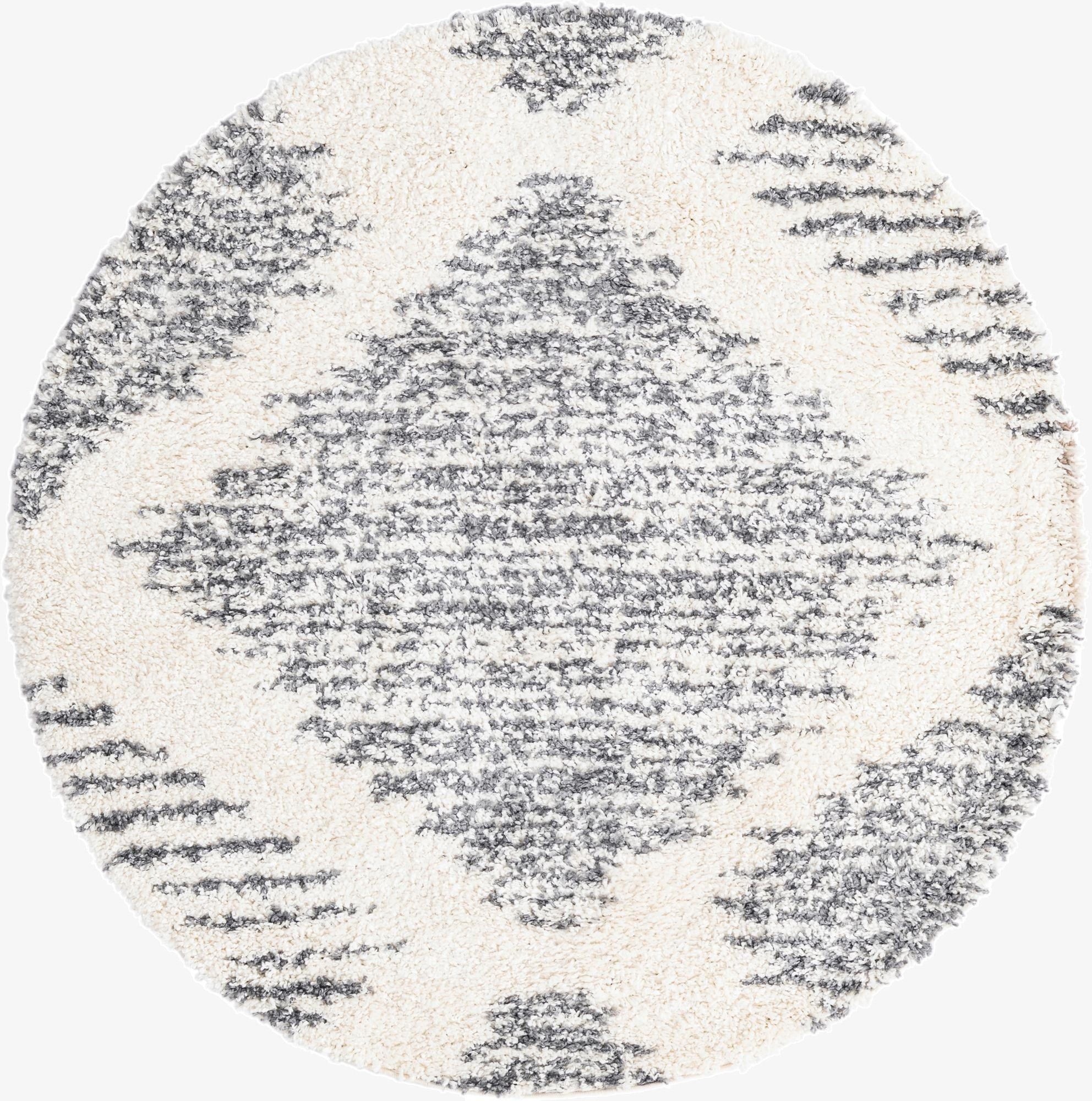 5' 3 x 5' 3 Serenity Shag Round Rug