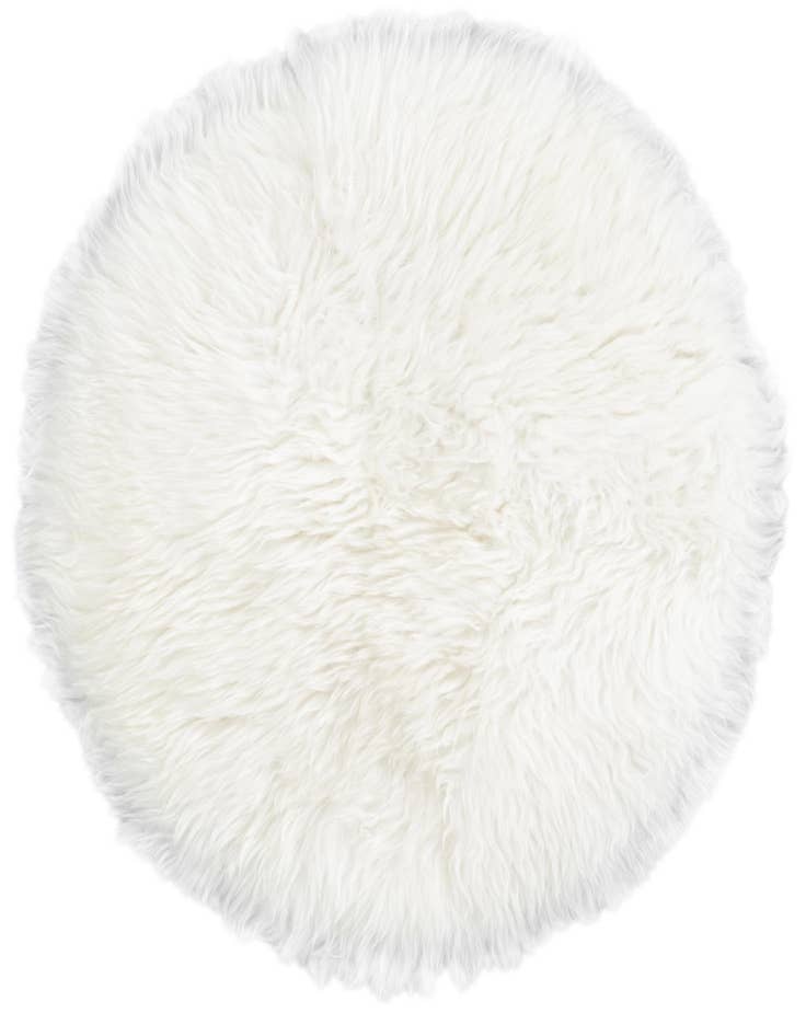 Detail image of 2' x 2' Sheepskin Round Rug