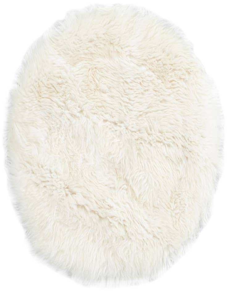 Detail image of 3' x 3' Sheepskin Round Rug