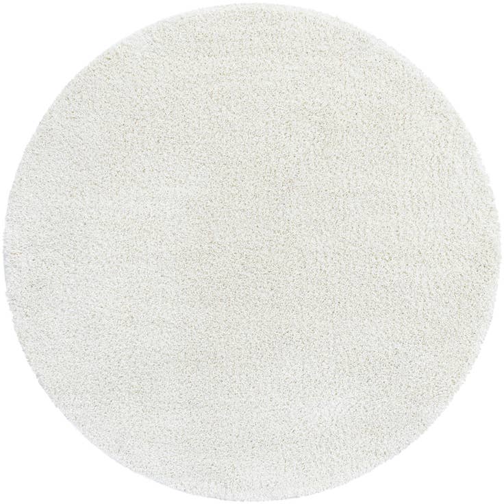 Detail image of 6' x 6' Soft Solid Shag Round Rug